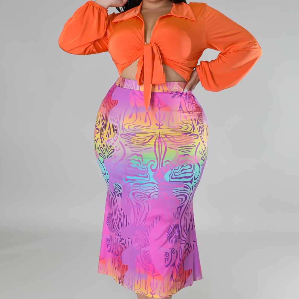 Vibrant Multicolor Skirt